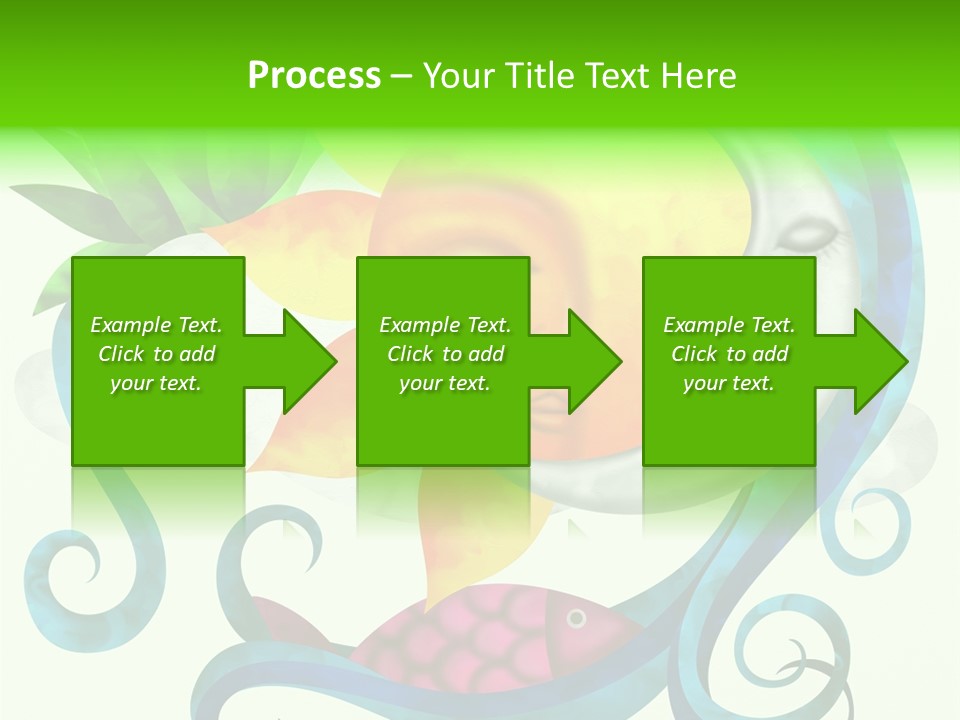 Sun Water Drawing PowerPoint Template