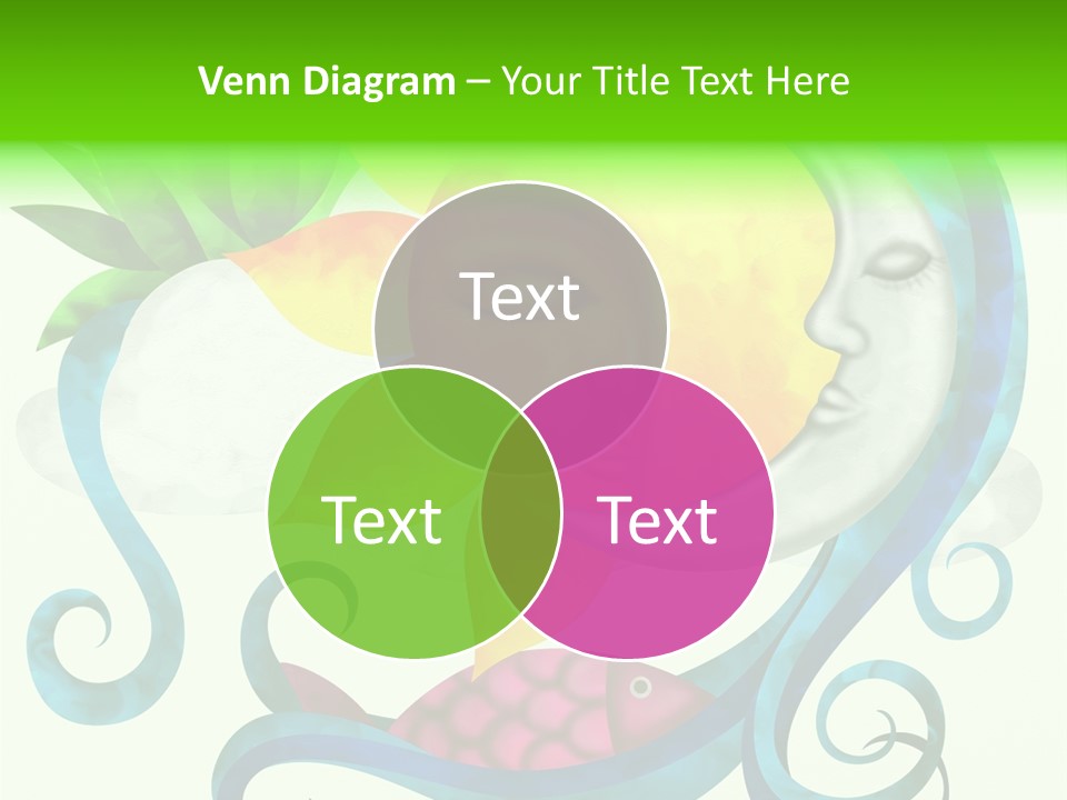 Sun Water Drawing PowerPoint Template