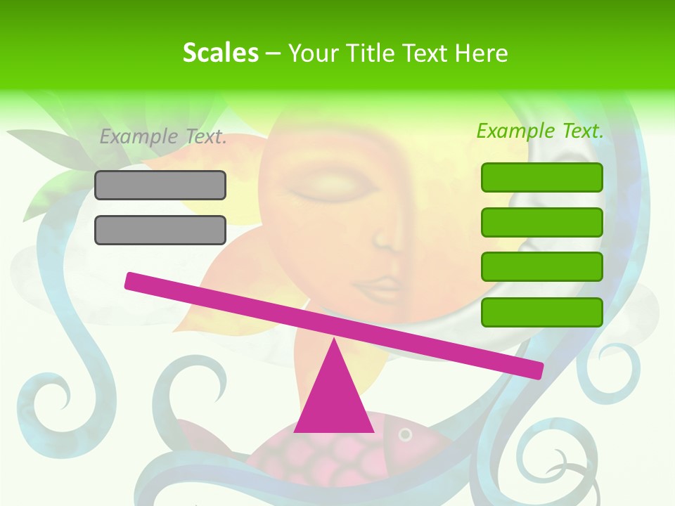 Sun Water Drawing PowerPoint Template