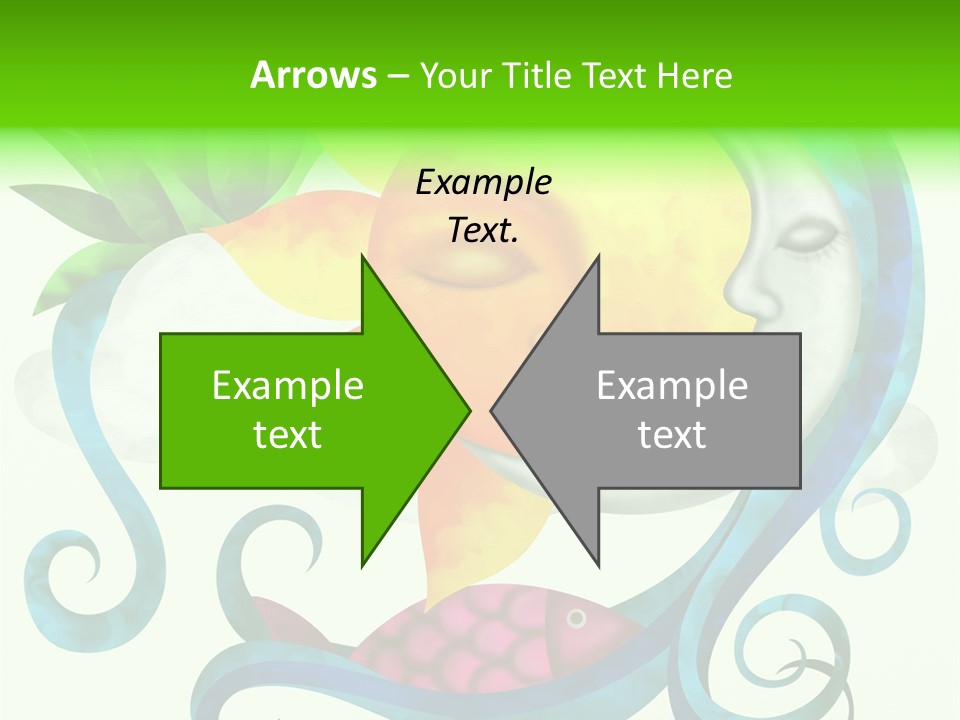 Sun Water Drawing PowerPoint Template