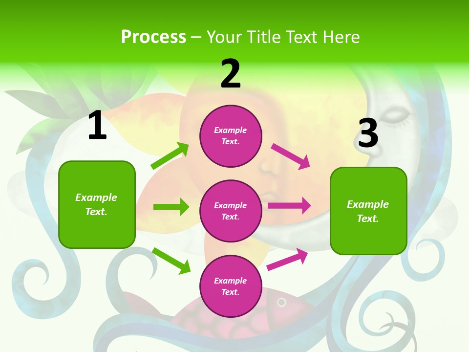 Sun Water Drawing PowerPoint Template