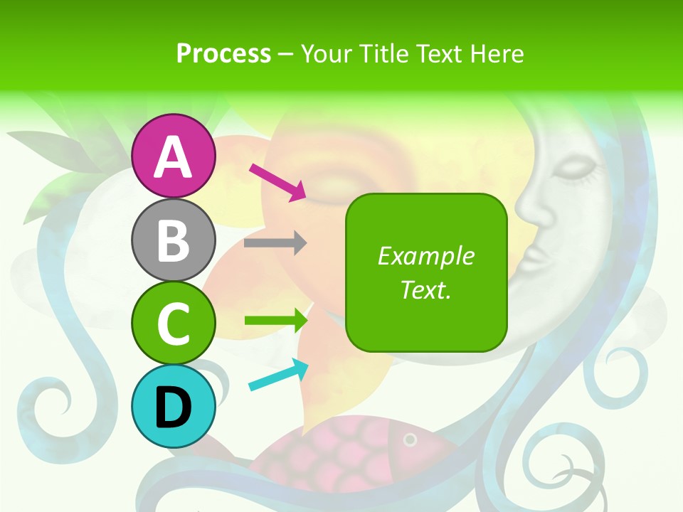 Sun Water Drawing PowerPoint Template