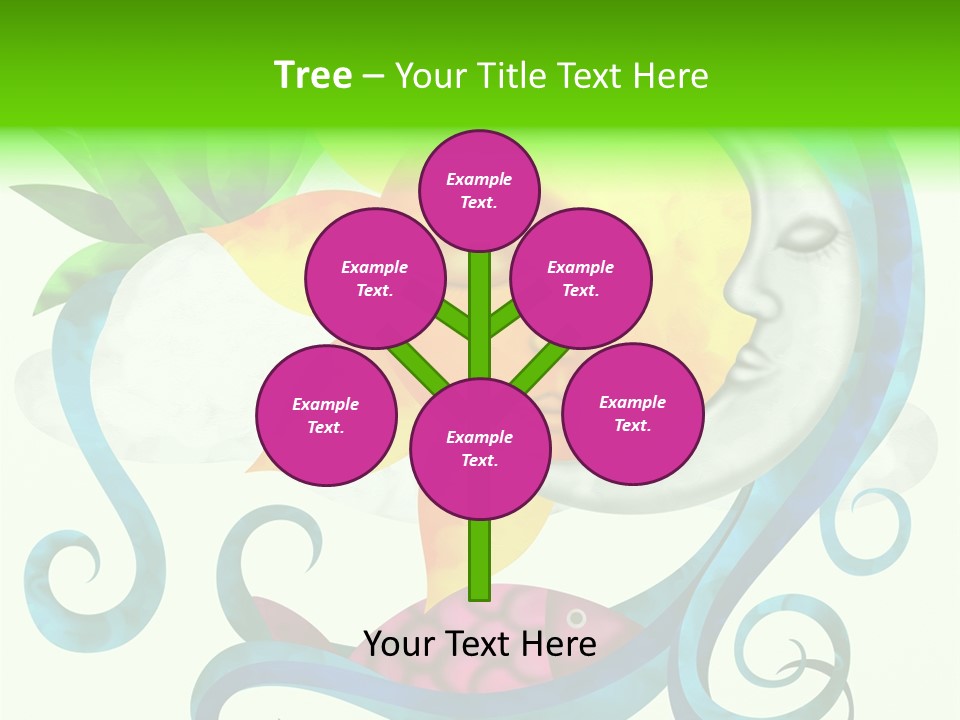 Sun Water Drawing PowerPoint Template