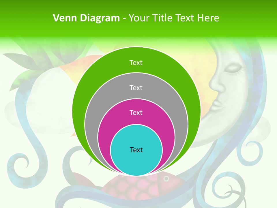 Sun Water Drawing PowerPoint Template