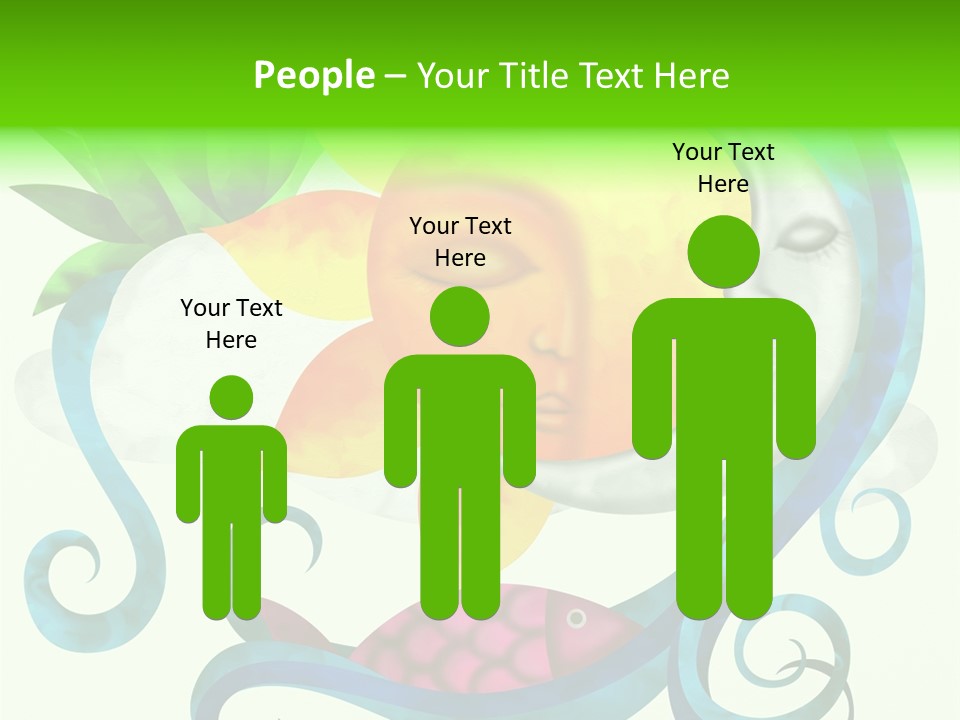 Sun Water Drawing PowerPoint Template