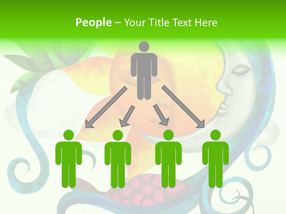 Sun Water Drawing PowerPoint Template