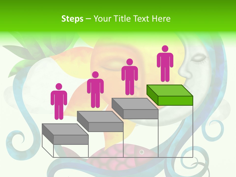 Sun Water Drawing PowerPoint Template