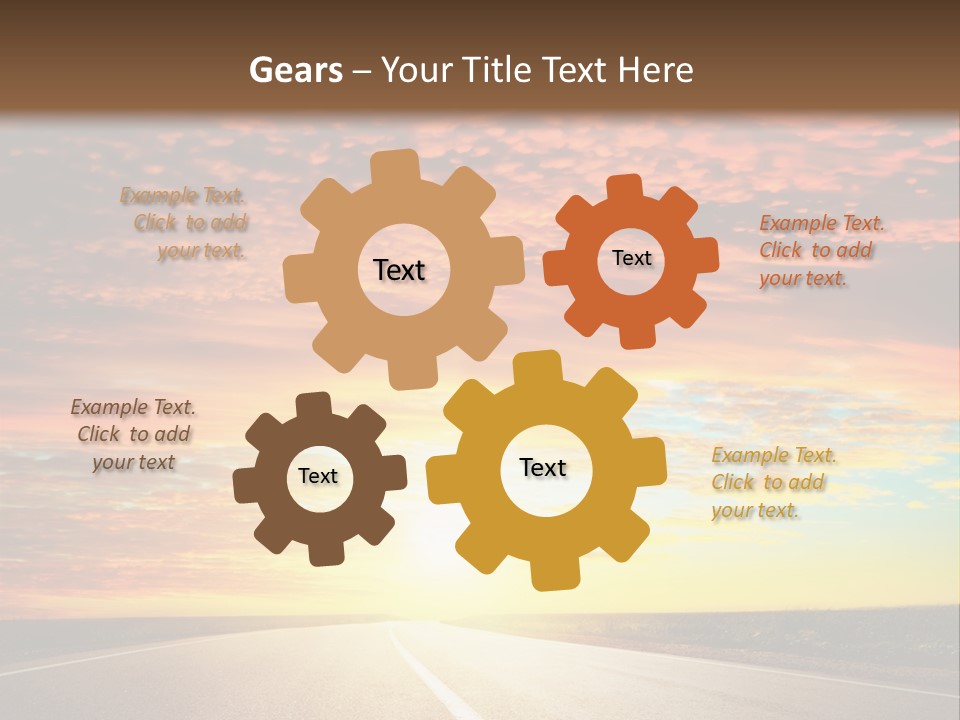 Sundown Yellow Nature PowerPoint Template