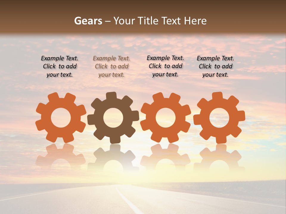 Sundown Yellow Nature PowerPoint Template