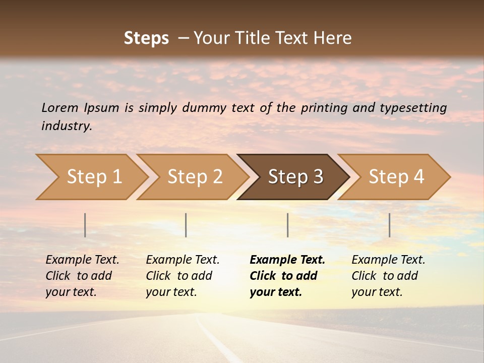 Sundown Yellow Nature PowerPoint Template