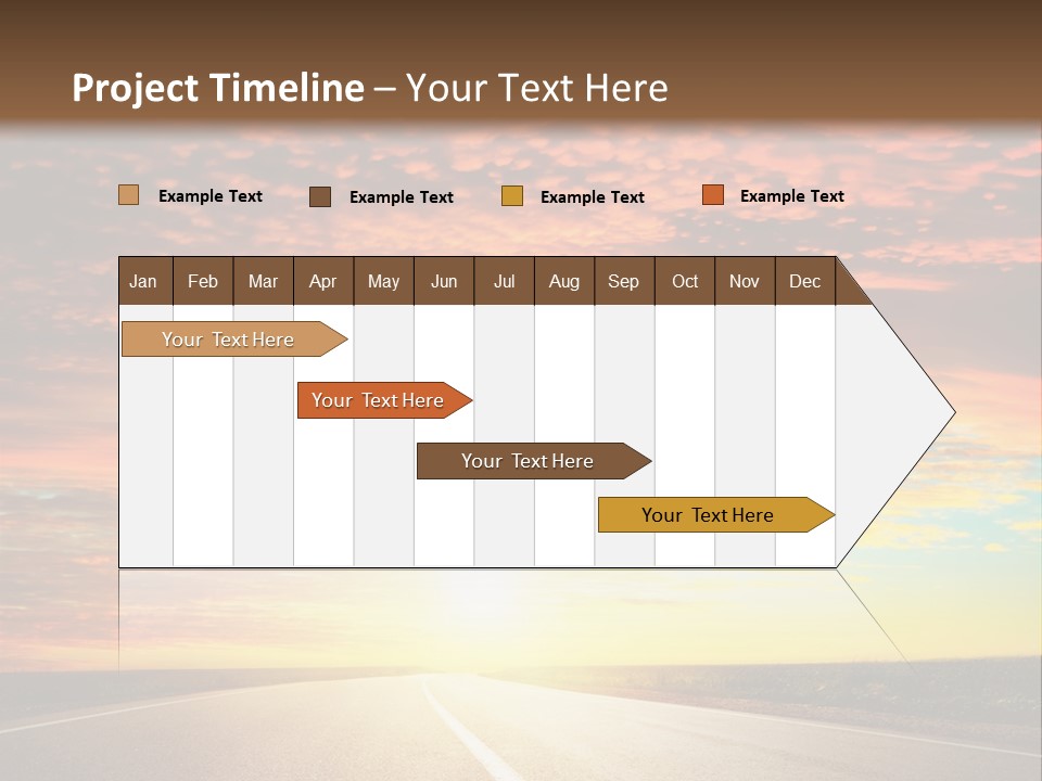 Sundown Yellow Nature PowerPoint Template