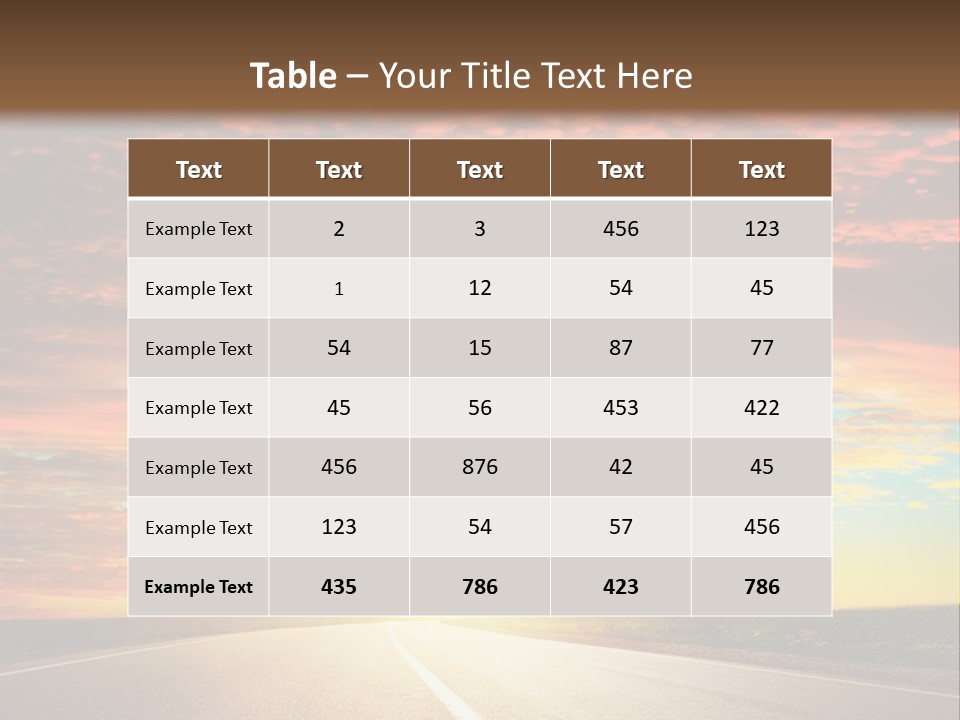 Sundown Yellow Nature PowerPoint Template