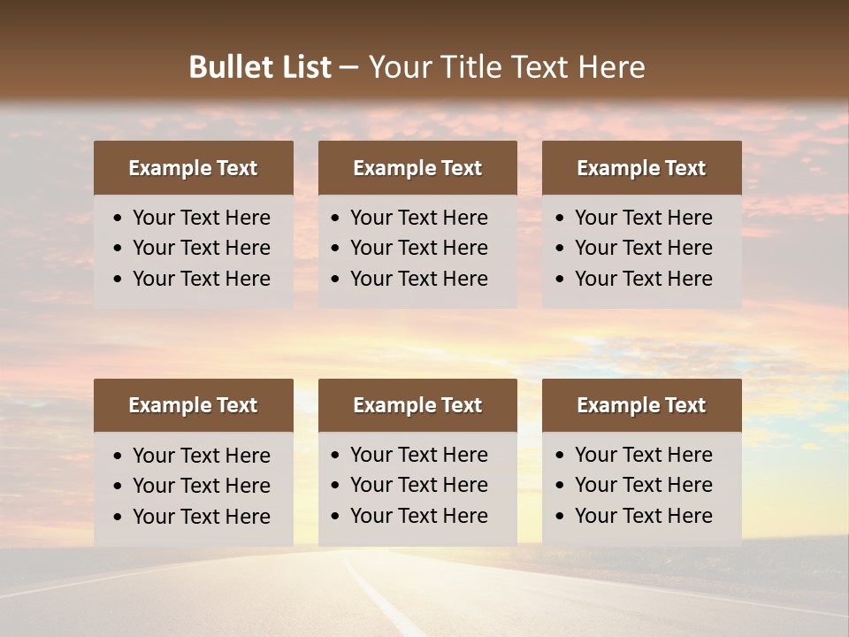 Sundown Yellow Nature PowerPoint Template