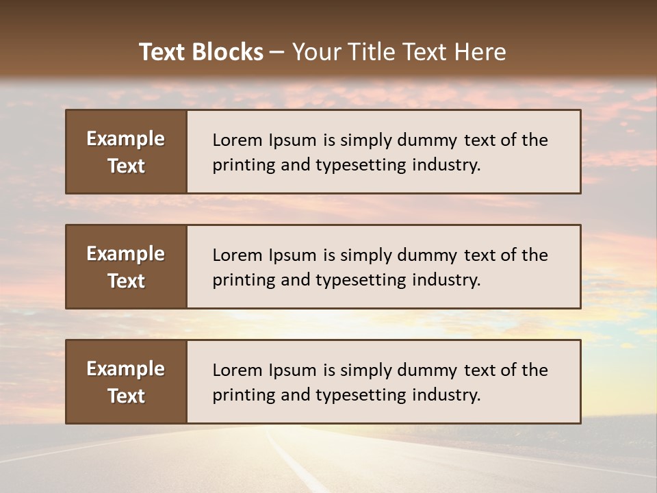 Sundown Yellow Nature PowerPoint Template