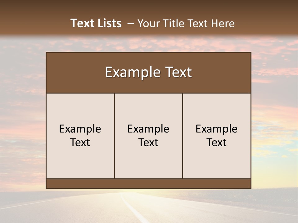Sundown Yellow Nature PowerPoint Template