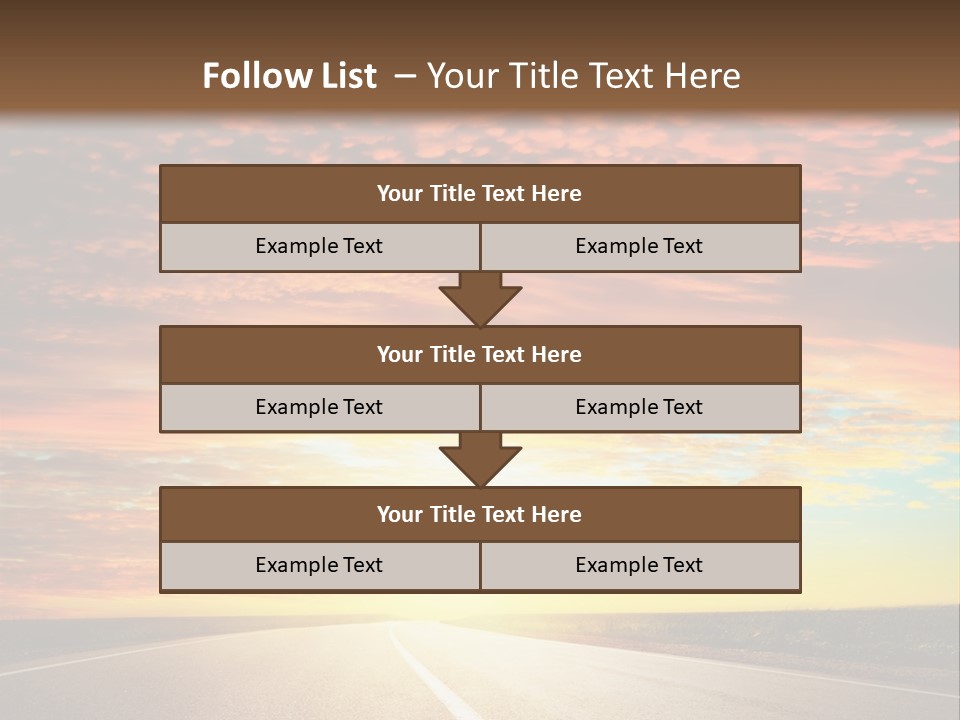 Sundown Yellow Nature PowerPoint Template