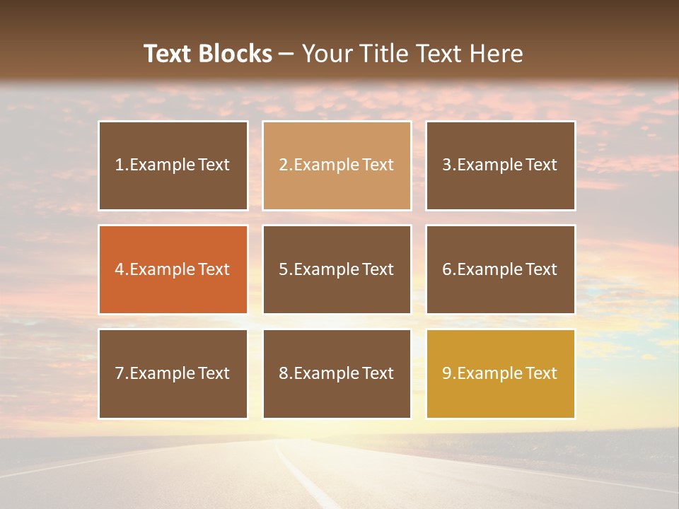 Sundown Yellow Nature PowerPoint Template