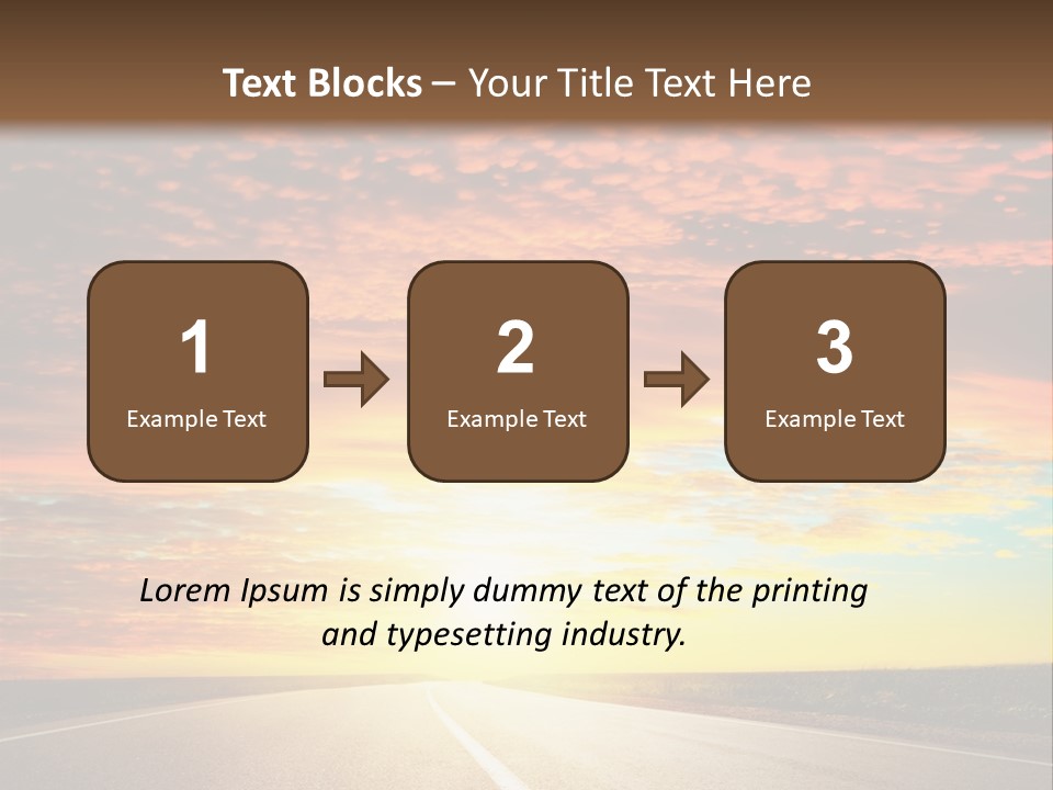 Sundown Yellow Nature PowerPoint Template