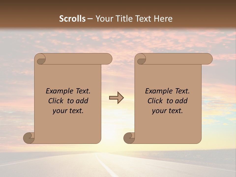 Sundown Yellow Nature PowerPoint Template