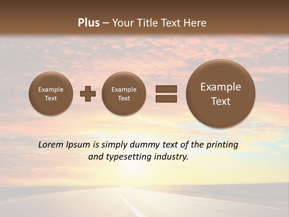 Sundown Yellow Nature PowerPoint Template