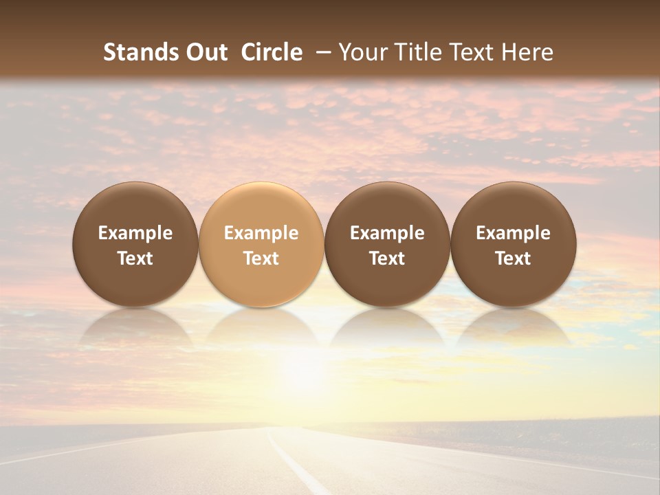 Sundown Yellow Nature PowerPoint Template