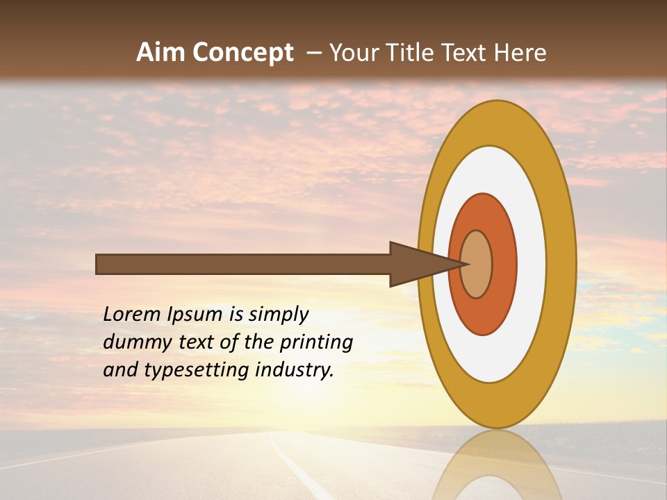 Sundown Yellow Nature PowerPoint Template