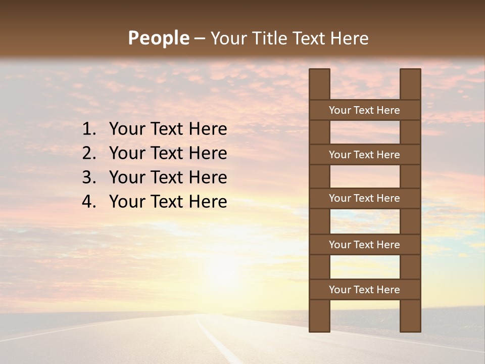Sundown Yellow Nature PowerPoint Template