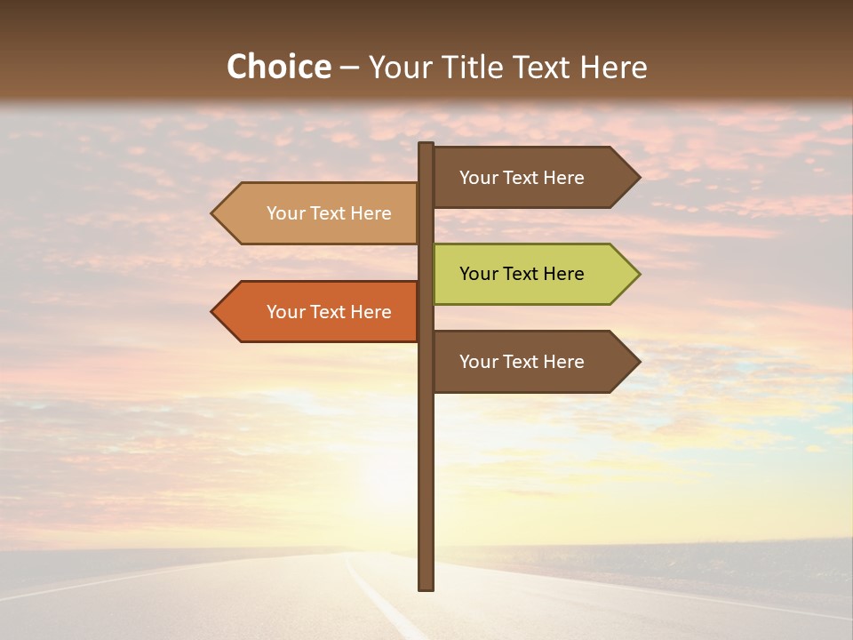 Sundown Yellow Nature PowerPoint Template