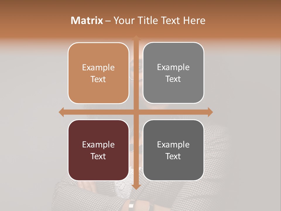 Black Facial Expression Mature  PowerPoint Template