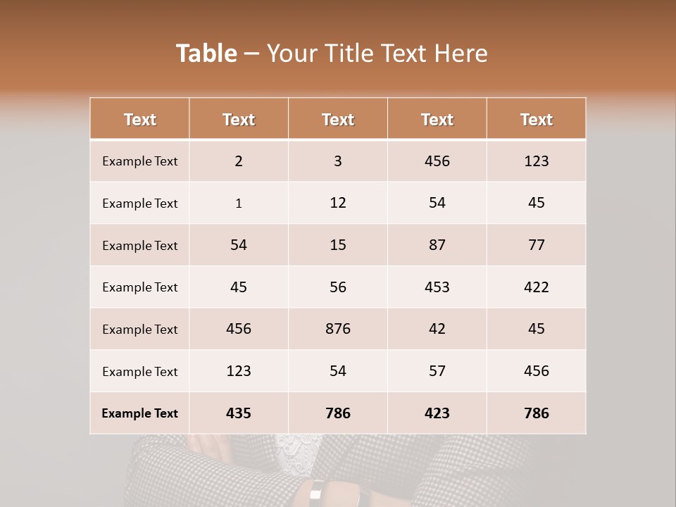 Black Facial Expression Mature  PowerPoint Template