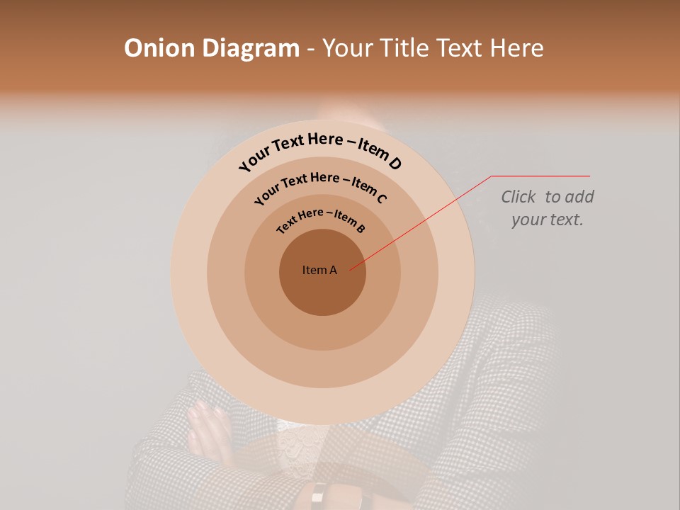 Black Facial Expression Mature  PowerPoint Template