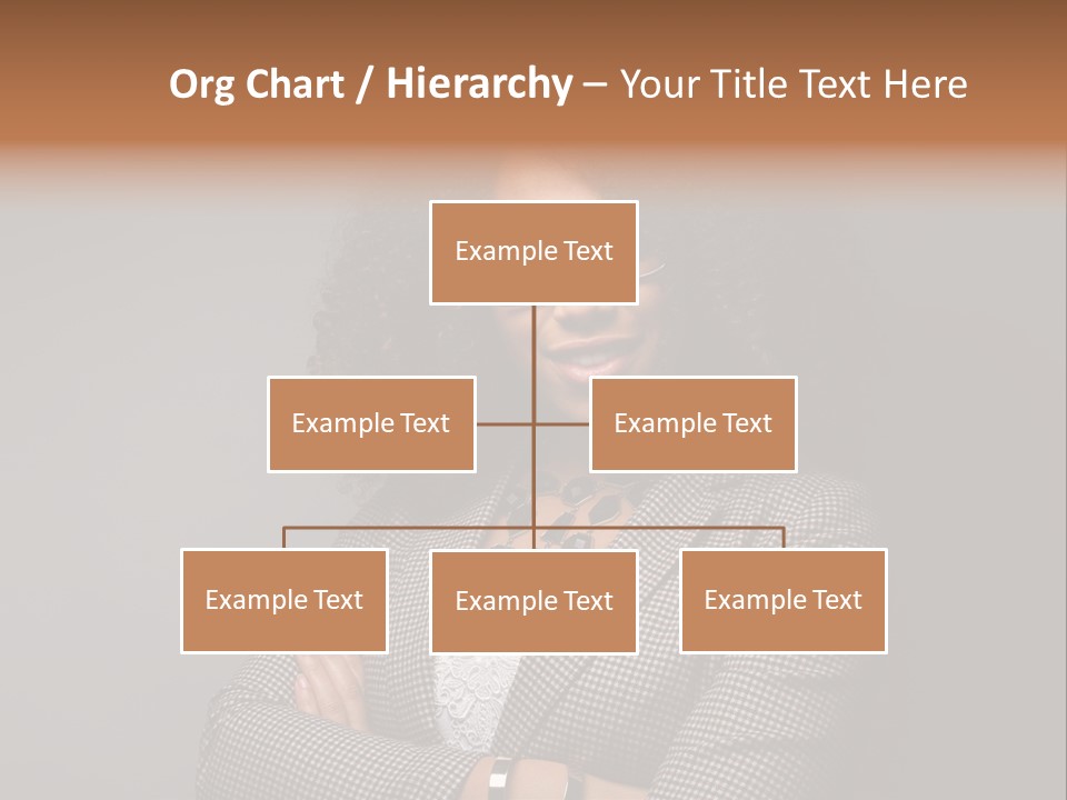 Black Facial Expression Mature  PowerPoint Template