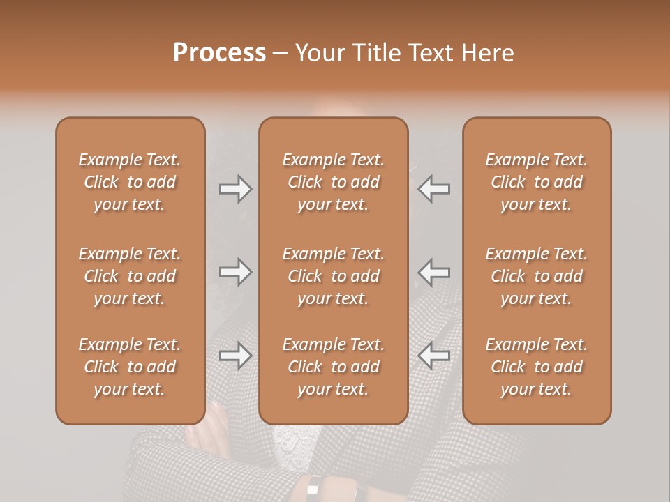 Black Facial Expression Mature  PowerPoint Template