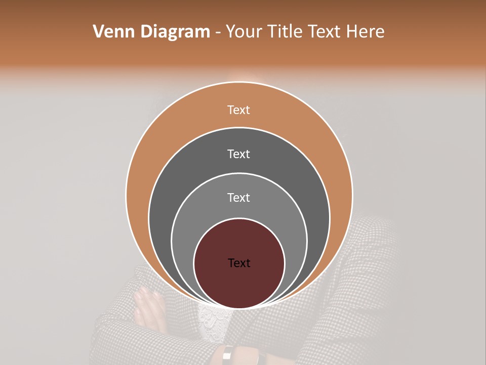 Black Facial Expression Mature  PowerPoint Template