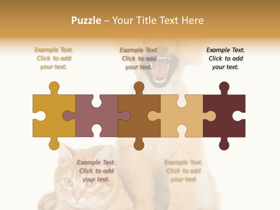 Lying Spitz Portrait PowerPoint Template