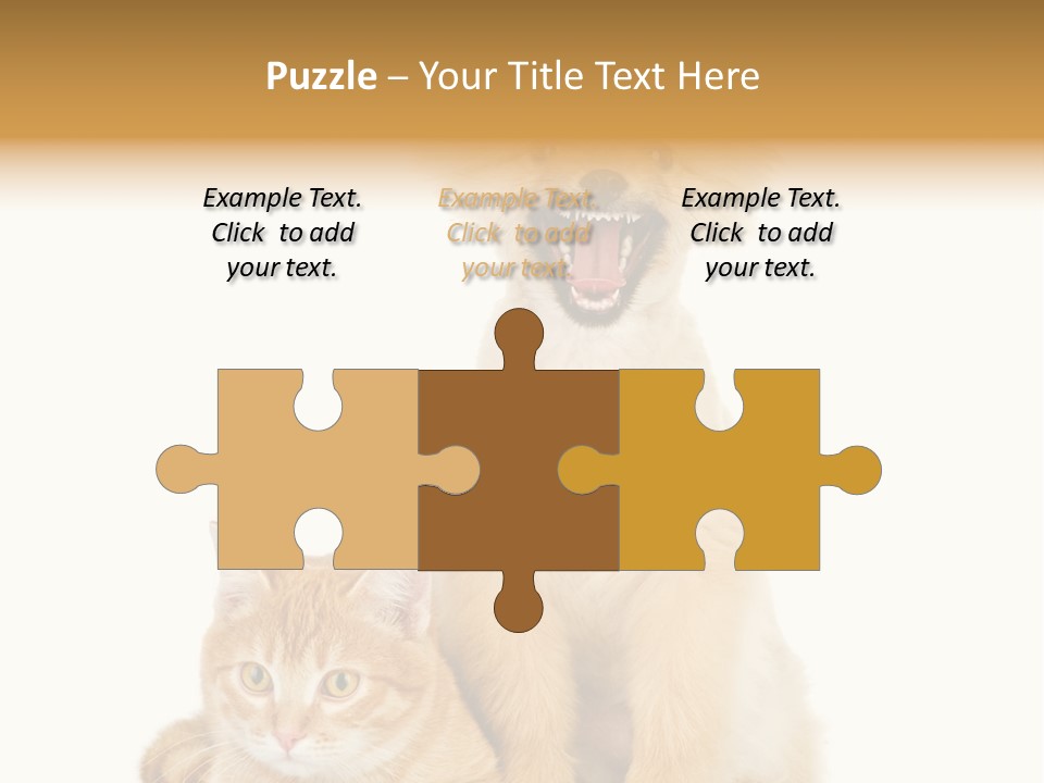 Lying Spitz Portrait PowerPoint Template