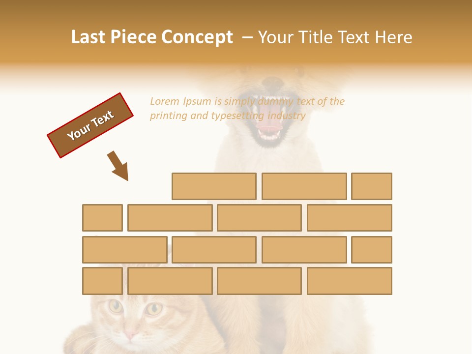 Lying Spitz Portrait PowerPoint Template