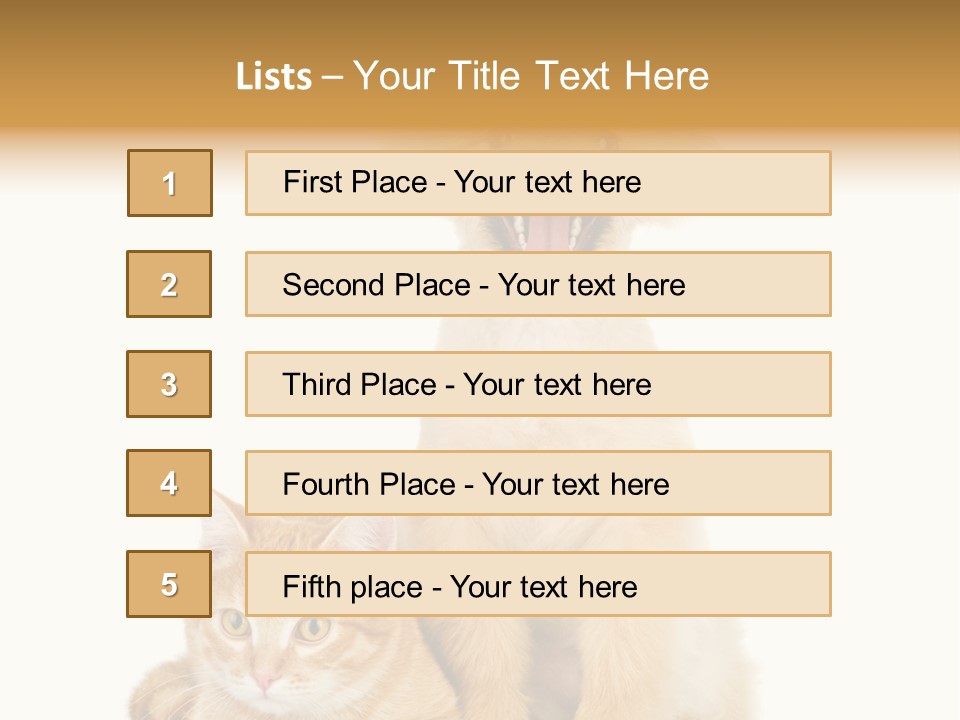 Lying Spitz Portrait PowerPoint Template