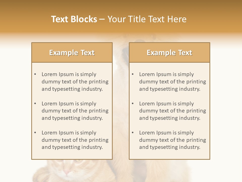 Lying Spitz Portrait PowerPoint Template