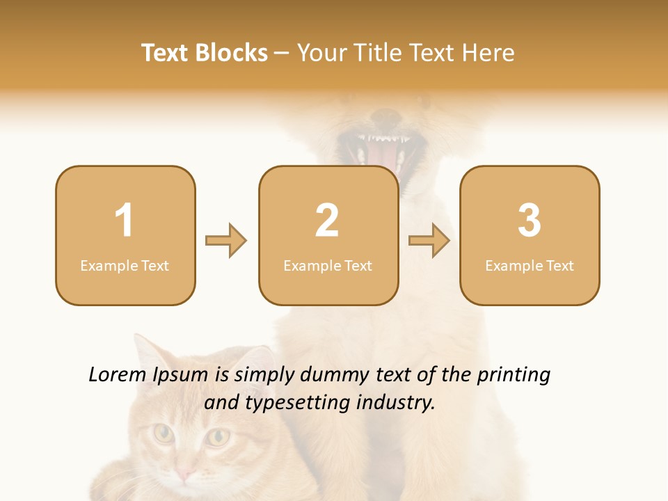 Lying Spitz Portrait PowerPoint Template