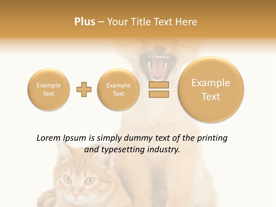 Lying Spitz Portrait PowerPoint Template