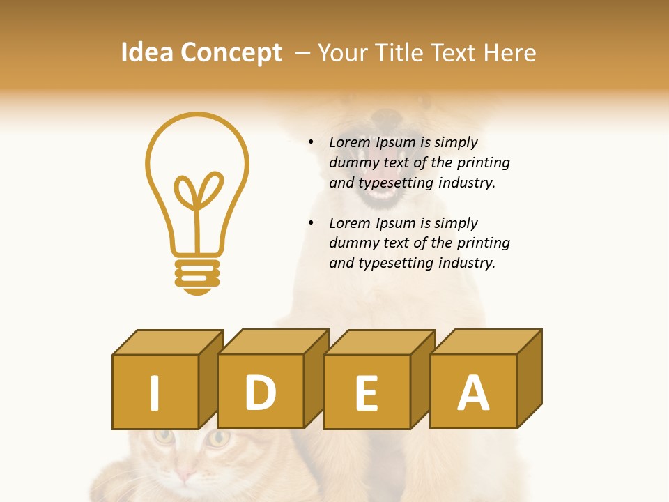 Lying Spitz Portrait PowerPoint Template