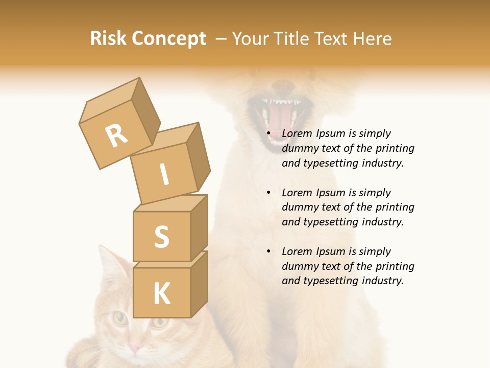 Lying Spitz Portrait PowerPoint Template