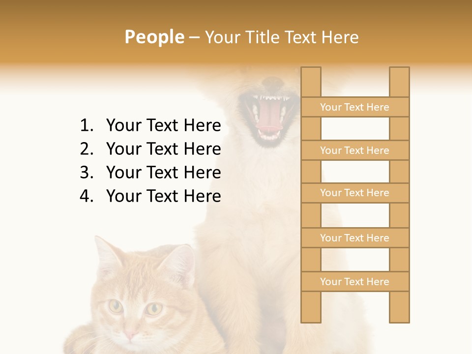 Lying Spitz Portrait PowerPoint Template