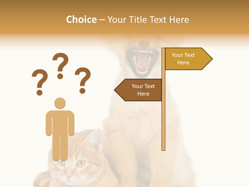 Lying Spitz Portrait PowerPoint Template