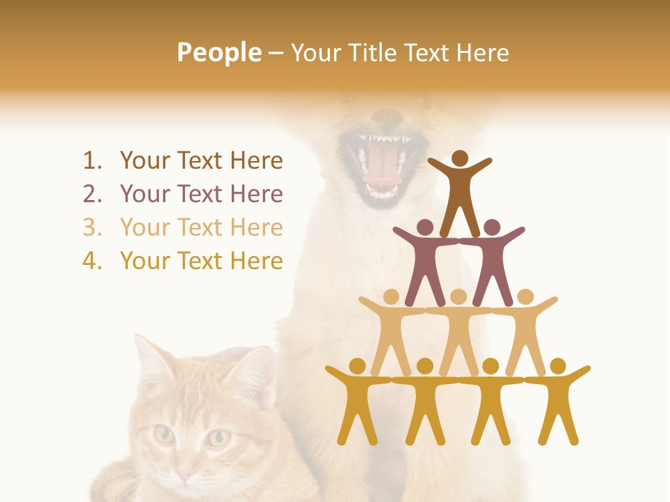 Lying Spitz Portrait PowerPoint Template