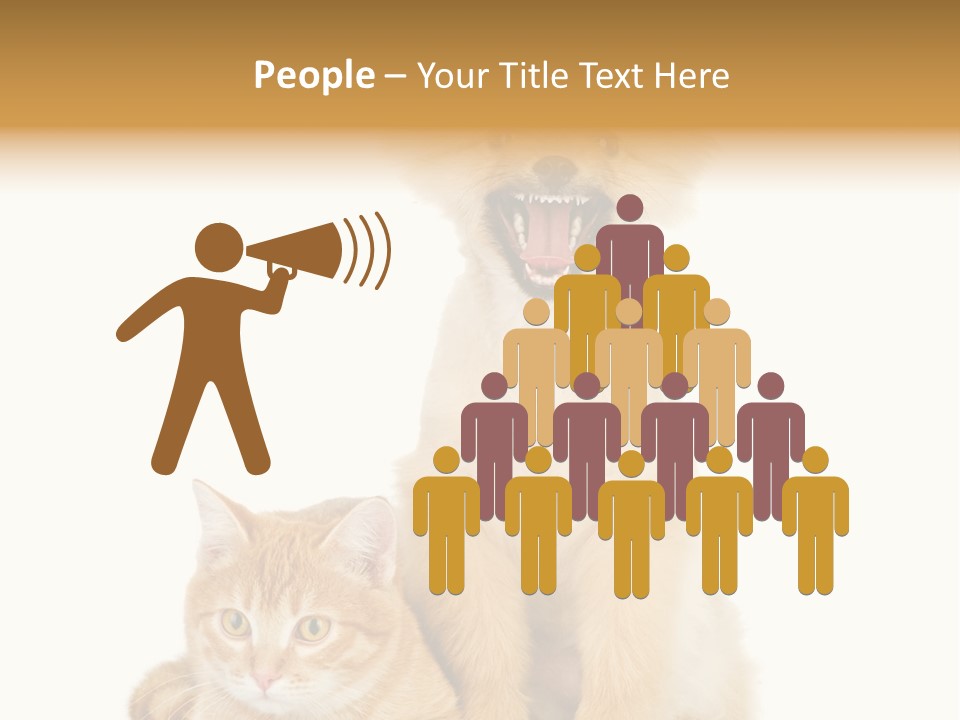 Lying Spitz Portrait PowerPoint Template