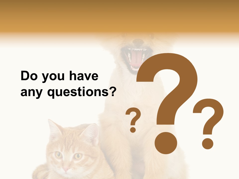 Lying Spitz Portrait PowerPoint Template