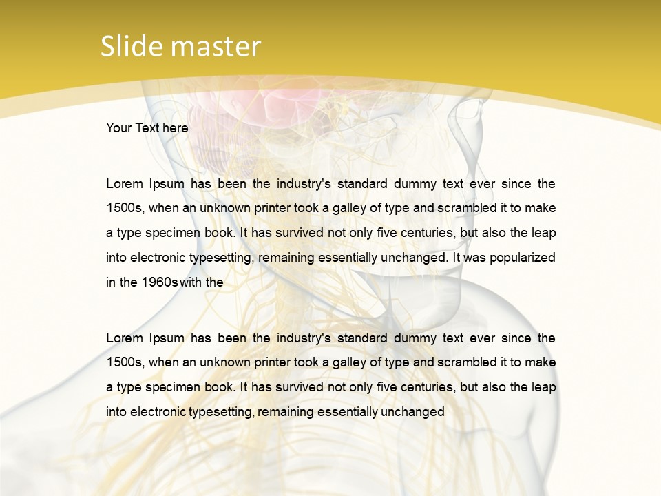 Brain Pain Biology PowerPoint Template