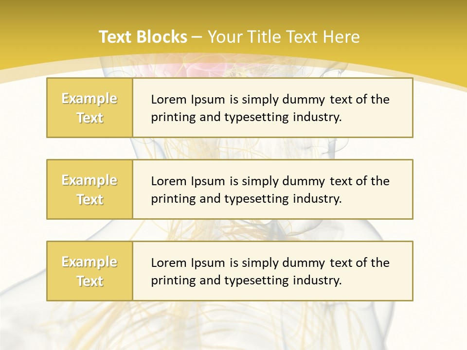 Brain Pain Biology PowerPoint Template